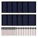 Mini Solar Panel Pack of 12 Solar Panel Cells Solar Panel for Solar Energy DIY Science Projects - Battery Charger