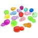 Pontos 110Pcs Acrylic Gems Little Mermaid Party Decorations Sea Shells Table Scatters Fish Tank Decorations Home Decor