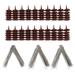 Bird Spikes 15 Feet Stainless Steel Pigeon Deterrent Spikes for Fence Roof Mailbox Window SK430 (4+2)