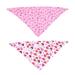 2 Pcs Scarf Dog Bib Bandanas for Dogs Dog Bandana Dog Chest Puppy Bib Dog Saliva Towel Bandana Decor