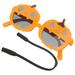 Creative Pet Halloween Sunglasses Eye-catching Pumpkin Dog Eyeglasses Halloween Party Pet Supply