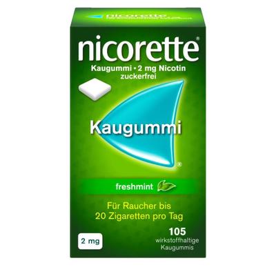 Nicorette - 2 mg freshmint Kaugummi Kaugummi & Lutschtabletten