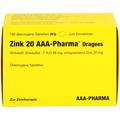 AAA - Pharma - ZINK 20 AAA-Pharma Dragees Mineralstoffe