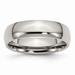 6 mm Titanium Polished Band - Size 6