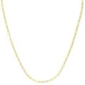 Royal Chain 7 in. 10K Yellow Gold 2.5 mm Paperclip Link Chain with Pear Shaped Lobster Clasp