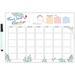 Dry Erase Calendar Wall Magnetic Calendar Weekly Calendar Whiteboard with Pen