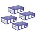 4Pcs Plastic Storage Boxes Drawer Type Dividers Boxes Tool Gadget Boxes
