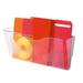 Deflect-o Stackable Wall Pocket - 7 Height X 13 Width X 4 Depth - 1 Compartment[s] - Plastic - Clear (DEF73201)