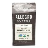 Allegro Coffee Organic Breakfast Blend Whole Bean Coffee 12 oz