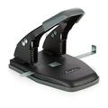 Swingline 2 Hole Punch Comfort Handle Two Hole Puncher 28 Sheet Punch Capacity 50% Reduced Effort Includes Alignment Guide Black (74050)