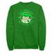 Men's Mad Engine Kelly Green The Mandalorian Grogu May the Luck Be with You St. Paddy's Day Graphic Fleece Sweatshirt