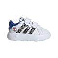 Infant adidas White/Blue Spider-Man Grand Court Shoes