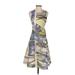 Clover Canyon Casual Dress - A-Line: Gray Floral Motif Dresses - Women's Size Small