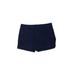 Lands' End Khaki Shorts: Blue Solid Bottoms - Women's Size 10