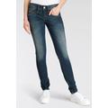 Slim-fit-Jeans HERRLICHER "Gila Slim Organic Denim" Gr. 27, Länge 32, weiß (clean) Damen Jeans Röhrenjeans