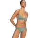 Push-Up-Bikini ROXY "BEACH CLASHORT SLEEVEICS GZC0" Gr. XXL (44), N-Gr, grün (agave green) Damen Bikini-Sets Ocean Blue