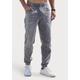 Jogger Pants JOHN DEVIN "Jogg Pants", Herren, Gr. XXL (60/62), N-Gr, grau (grau, denim), Jeans, Obermaterial: 65% Baumwolle, 33% Polyester, 2% Elasthan, unifarben, casual, bequem lang, Hosen Schlupfjeans, Joggpants mit elastischem Bund aus weicher...