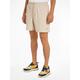 Sweatshorts TOMMY JEANS "TJM BEACH FLEECE SHORTS" Gr. L, N-Gr, beige (newsprint) Herren Hosen Shorts