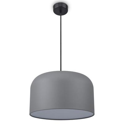 PACO HOME Pendelleuchte "BOWL", grau (grau, weiß), Ø 25cm H: 15cm, Lampen Image