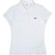 Poloshirt LEVI'S "Slim Polo Neutrals" Gr. L (40), weiß (white) Damen Shirts Jersey