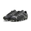 Fußballschuh PUMA "ATTACANTO FG/AG", Gr. 46, schwarz (puma schwarz, silber mist), Synthetik, sportlich, Schuhe