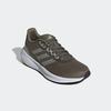Laufschuh ADIDAS PERFORMANCE "RUNFALCON 3", Gr. 41, grün (olive strata, silber metallic, putty grau), Textil, Synthetik, sportlich, Schuhe, Topseller