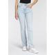Bootcut-Jeans LEVI'S "725 High-Rise Bootcut" Gr. 27, Länge 34, blau (what's my name) Damen Jeans
