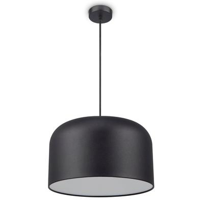 PACO HOME Pendelleuchte "BOWL", schwarz (schwarz, weiß), Ø 25cm H: 15cm, Lampen Image