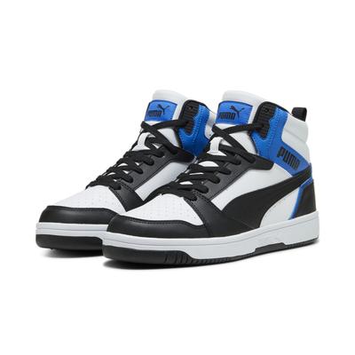 Sneaker PUMA "REBOUND V6", Gr. 42,5, bunt (puma schwarz, puma weiß, puma team royal), sportlich, Schuhe Image