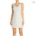 Lilly Pulitzer Dresses | Lilly Pulitzer Addy Embroidered Floral Lace Overlay Metallic Mini Sheath Dress | Color: Gold/White | Size: 00