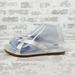 Madewell Shoes | New Madewell The Boardwalk Thong Sandal In Metallic Leather W252 | Color: Silver | Size: 7