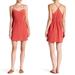 Madewell Dresses | Madewell Silk Cami Dress Spaghetti Straps, Pockets And Lined Size 2 | Color: Orange/Red | Size: 2