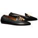 Tory Burch Shoes | Nib Tory Burch Eleanor Loafer Leather Flat Black Gold Us 7 7.5 9.5 10 Authentc | Color: Black/Gold | Size: Various