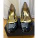 Coach Shoes | Coach Salma Almond Toe Patent Leather Pump Stiletto Heels Black Size 8.5b | Color: Black | Size: 8.5