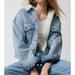 Levi's Jackets & Coats | Levi’s Women’s Original Denim Sherpa Lined Trucker Jacket | Color: Blue | Size: M