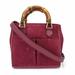 Gucci Bags | Gucci Hand Bag Leather Suede Bamboo Purple Women's 007.123.0238 Mini | Color: Purple | Size: Os