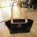 Coach Bags | Coach Patent Leather Handbag/F20028/Peyton/Black/Leather Trim! | Color: Black/Brown | Size: Os