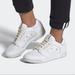 Adidas Shoes | Adidas Slamcourt Star Print White Sneaker Shoe | Color: Gold/White | Size: 9.5