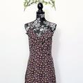 American Eagle Outfitters Dresses | American Eagle Nwot Floral Summer Sun Dress | Color: Black/Red | Size: L
