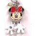 Disney Jewelry | Disney Parks Charmed In The Park - Minnie Mouse With Gloves Charm Dangle Bead | Color: Red/Silver | Size: Os