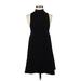 Nasty Gal Inc. Casual Dress - A-Line Mock Sleeveless: Black Print Dresses - Women's Size X-Small