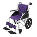 Folding Wheelchair, Bariatric Transport Chair Portable,Aluminum Alloy Heavy Duty and Extra Wide Wheelchair with Removable,with Hand Brakes, 23" Seat wwyy
