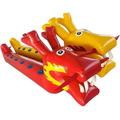 NAKEAH Outdoor Team Games Sports Toys Inflatable Dragon Boat For Field Day Games Team Building Games 2 PCS (Size : 5 seats)