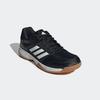 Hallenschuh ADIDAS PERFORMANCE, Gr. 48, schwarz-weiß (core schwarz, cloud weiß, gum10), Textil, Synthetik, sportlich, Schuhe, geeignet für jeden Hallensport