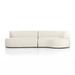 Multi Color Sectional - Hokku Designs Pavinder 2 - Piece Upholstered Sectional Other Performance Fabrics | 31.5 H x 104.25 W x 67 D in | Wayfair