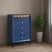 LORENZO Accent Chest Wood in Blue | 43.3 H x 27.55 W x 15.74 D in | Wayfair 06ZCY157JCDT8IKQEL7