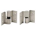 Prime-Line Surface Mounted Hinge Set, Stainless Steel in Gray | 2 H x 4 W x 3.5 D in | Wayfair 656-9009