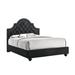 House of Hampton® Alayiah Tufted Low Profile Standard Bed Upholstered/Velvet in Black | Twin | Wayfair BBDC32872E8E48E58CD1547AD5327A1E