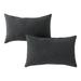 Wade Logan® Shipton Outdoor Rectangular Pillow Cover & Insert Polyester/Polyfill in Blue | Wayfair 9D66BE7867E94D189054EBCC369E83D1