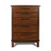 Red Barrel Studio® Alonya 5 - Drawer Chest Wood in Brown | 56 H x 36 W x 18 D in | Wayfair DB3A5C7B25B64E66A0036F3C5DA07072